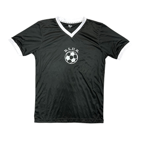 BASICKS|ベーシックス Velvet Football Shirt - BLACK (S3.5-0501)